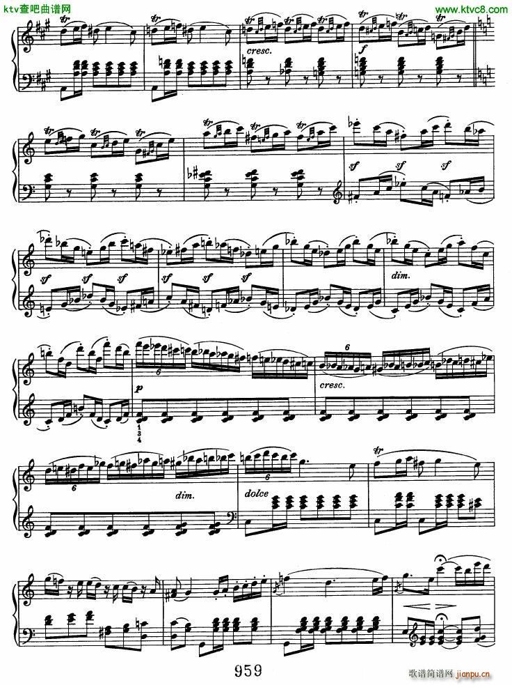 Beethoven op 89 Polonaise in C()6