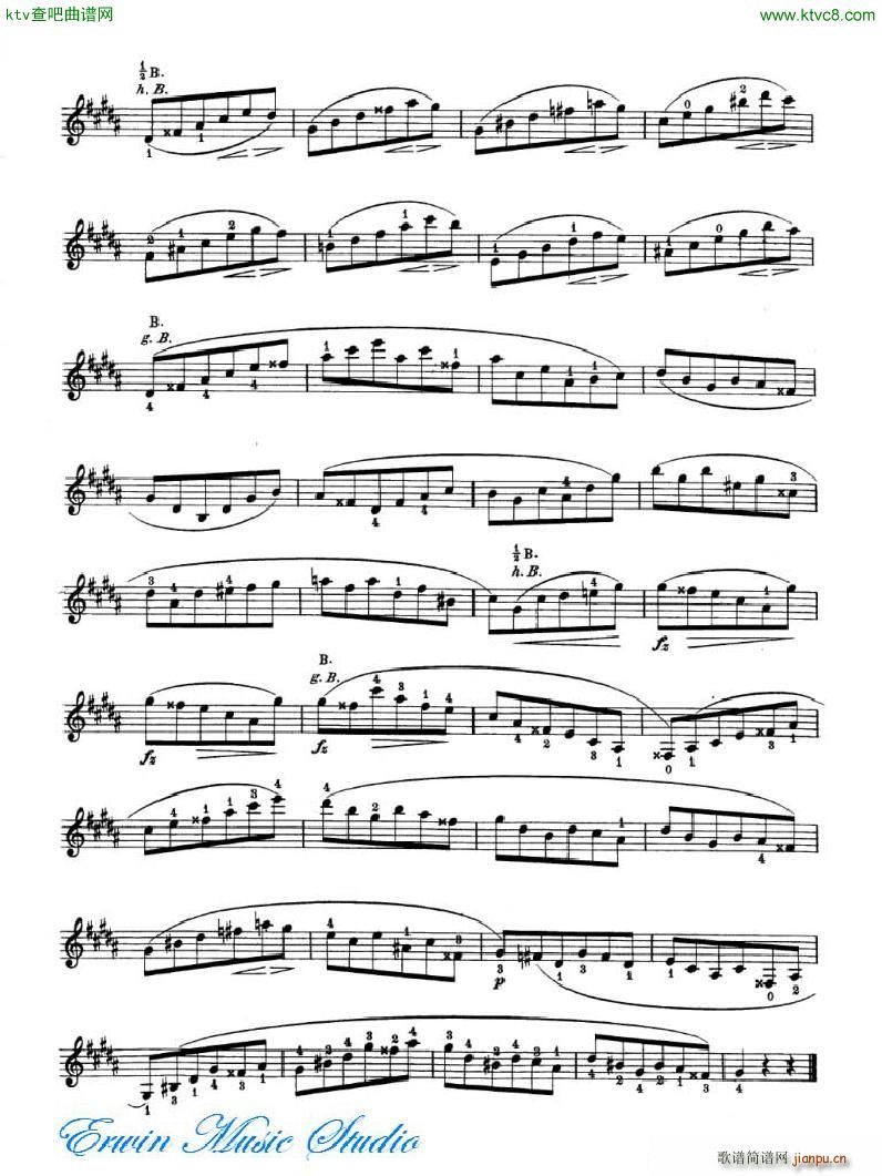 ޵ 24ϰPierre Rode 24 Studi Per violino 09 16(ʮּ)8