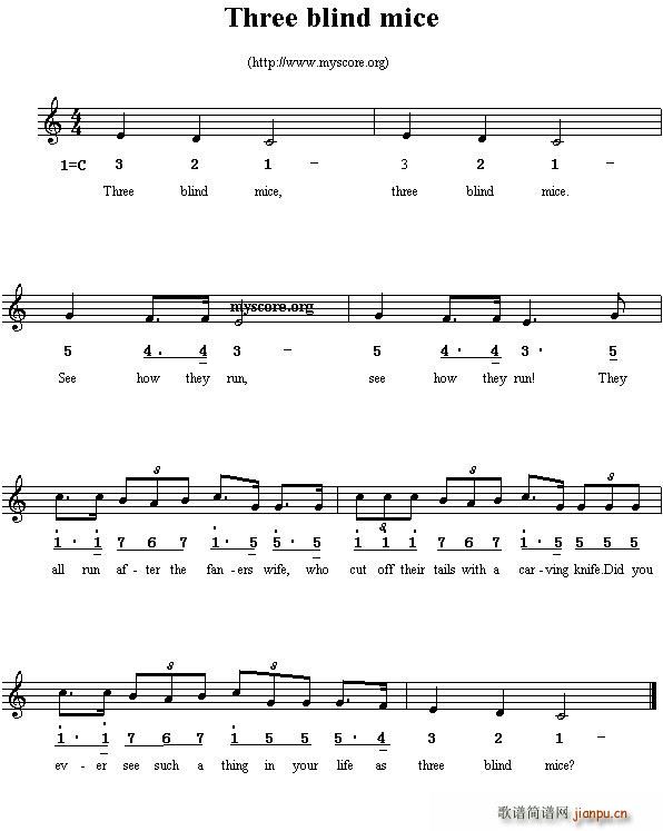 Three blind mice(ʮּ)1