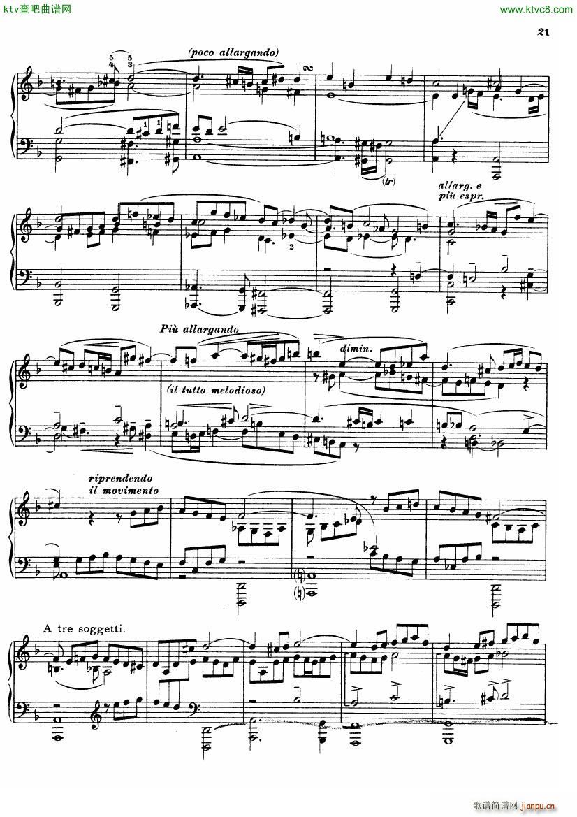 Busoni Fantasia Contrappuntistica()21