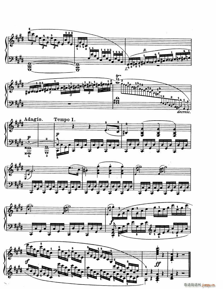 Beethoven op 27 no 2 Piano Sonata Moonlight()14