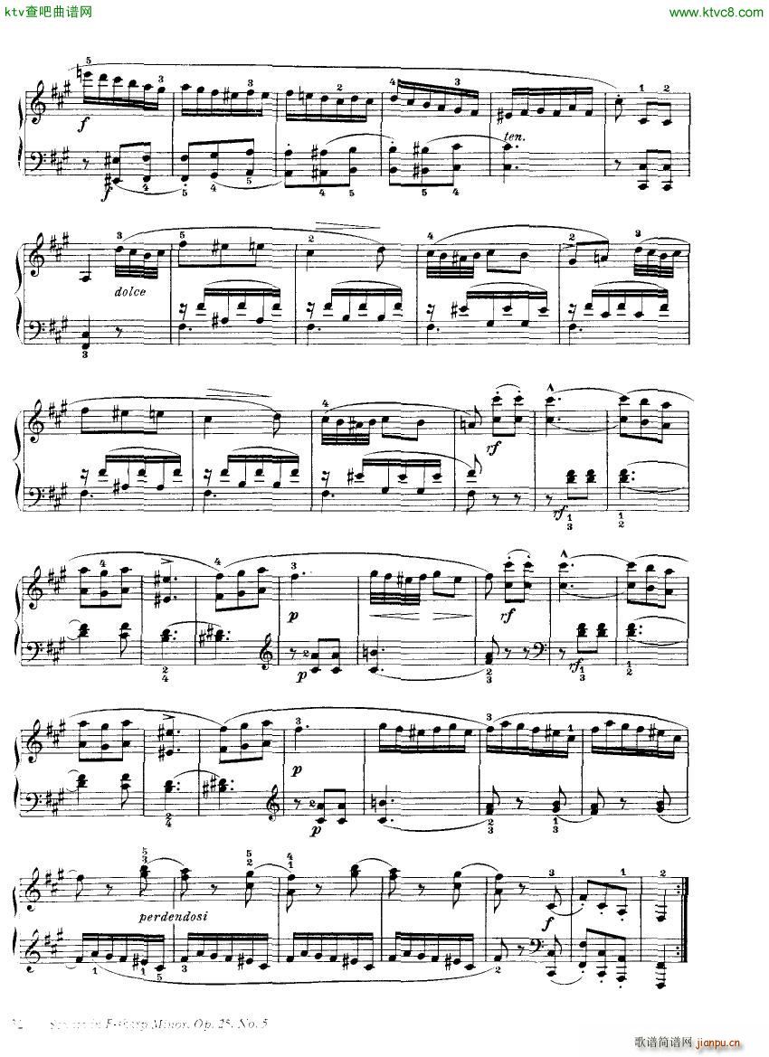 Clementi 25 5 Sonata Fsharp minor()25