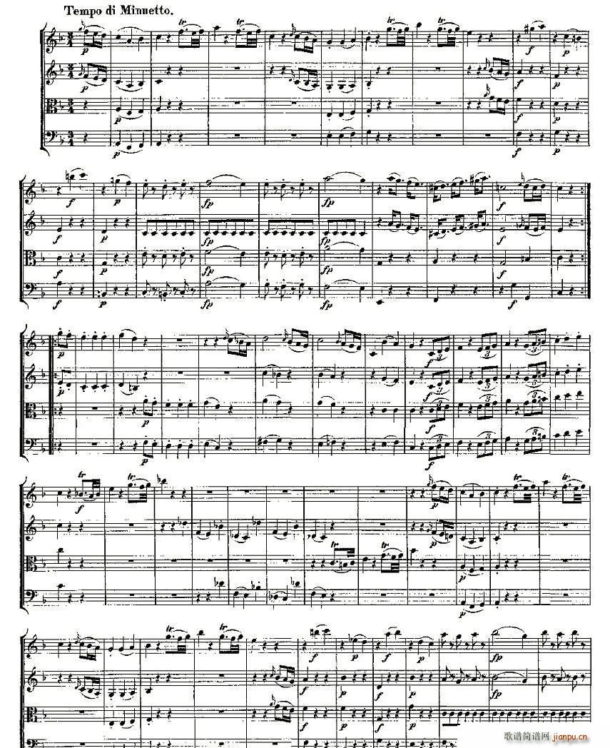 Quartet No 5 in F Major K 158 F()6