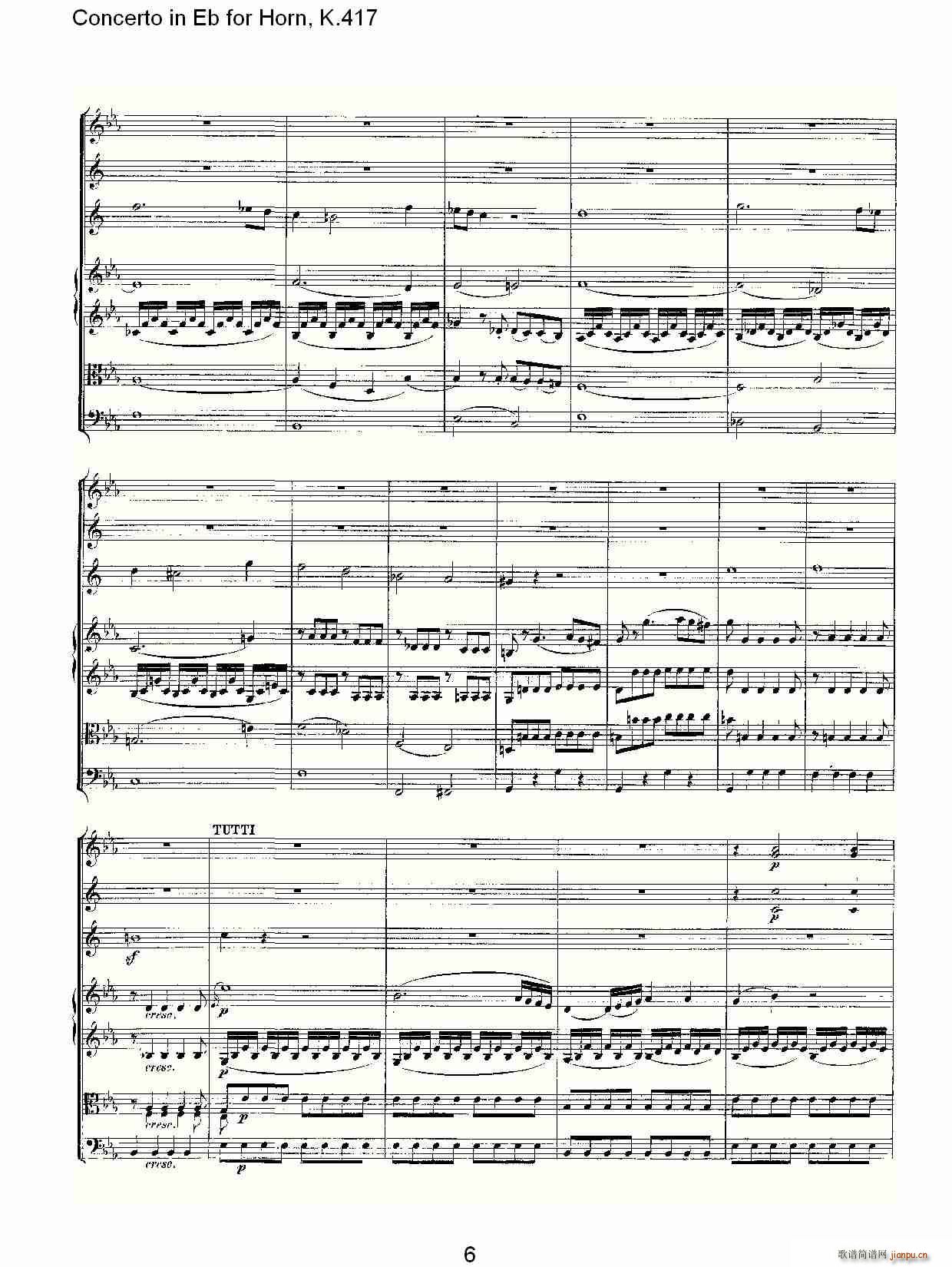 Concerto in Eb for Horn, K.417(ʮּ)6