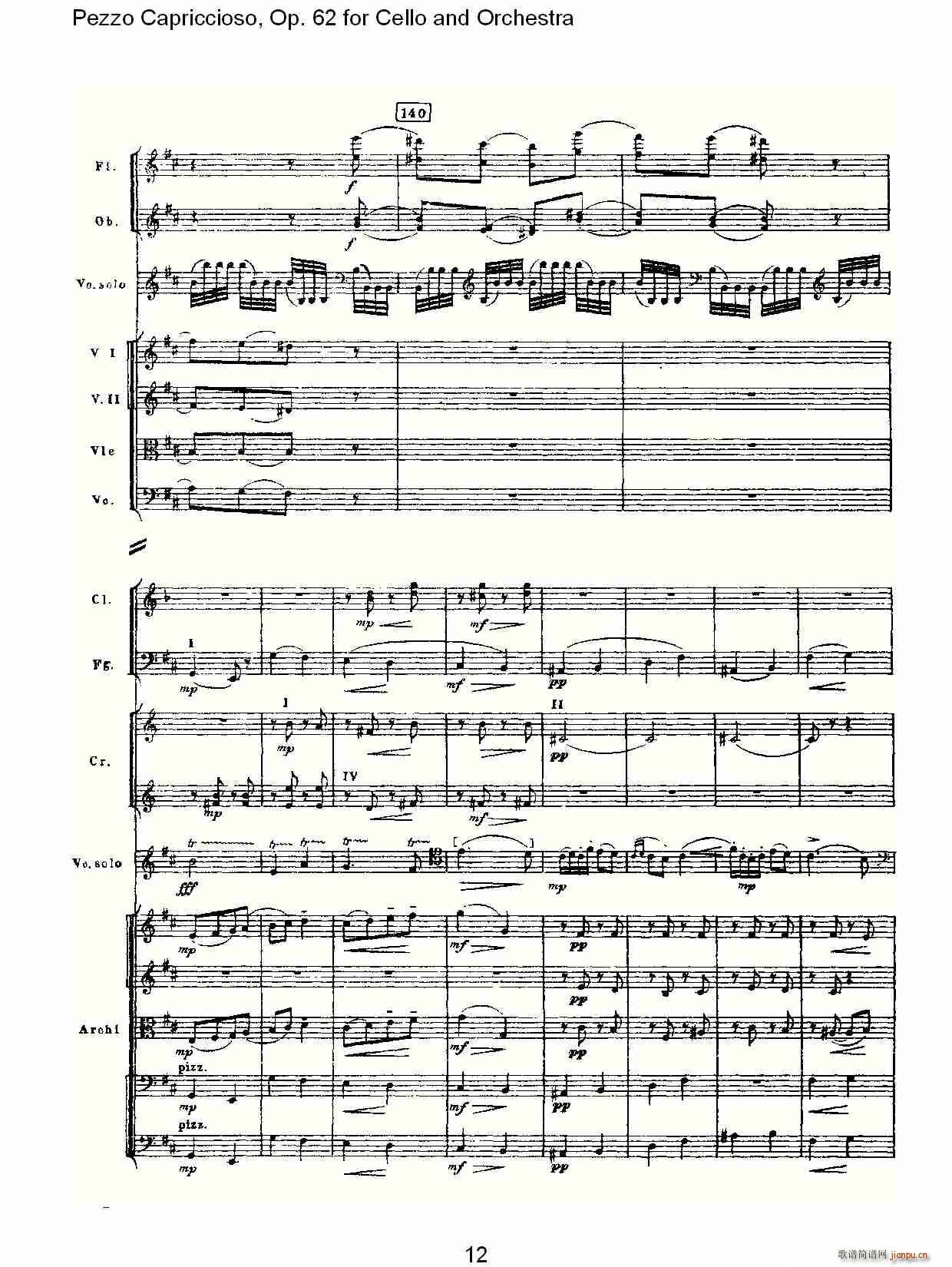 Pezzo Capriccioso, Op.62()12