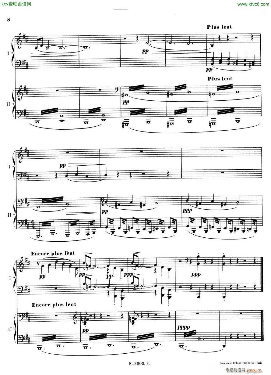 Debussy Ravel 3 Nocturnes 2pno()8