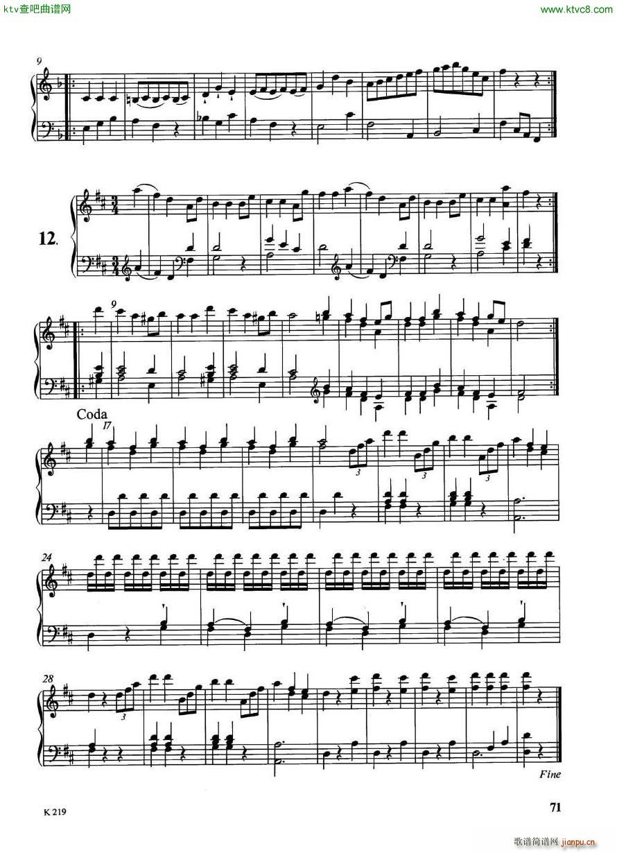 Haydn German Dances 12 pf()6