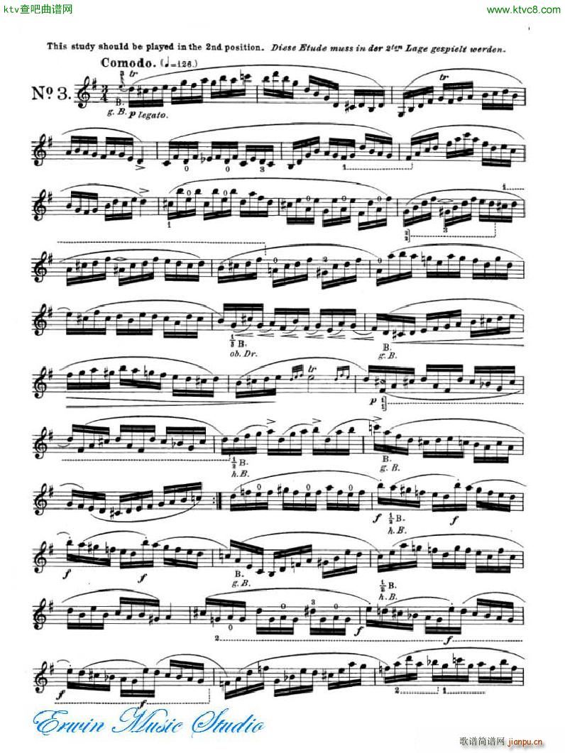 ޵ 24ϰPierre Rode 24 Studi Per violino 01 08(ʮּ)5