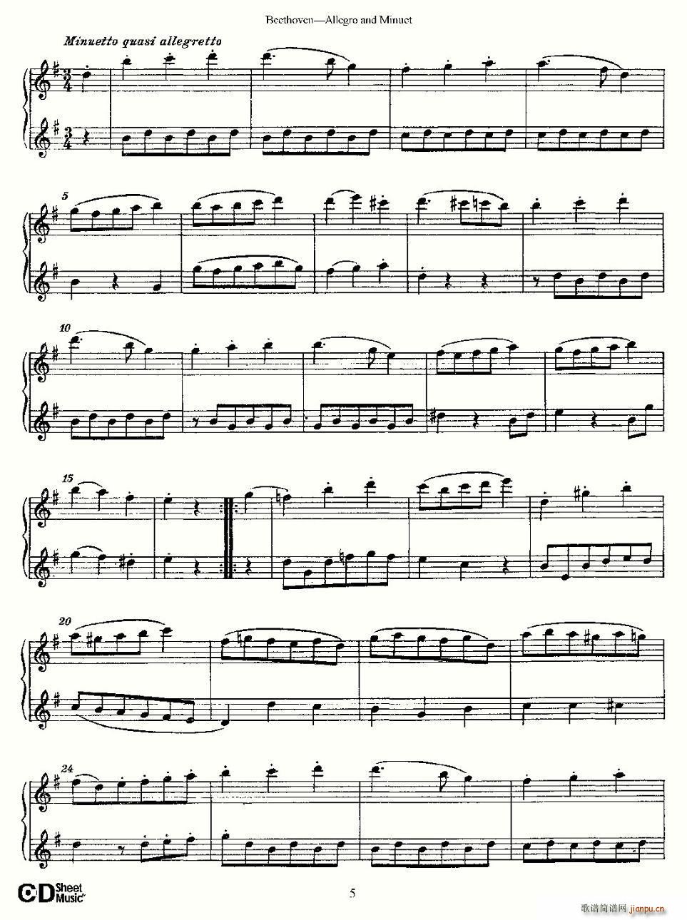 Allegro and Minuet(ʮּ)5