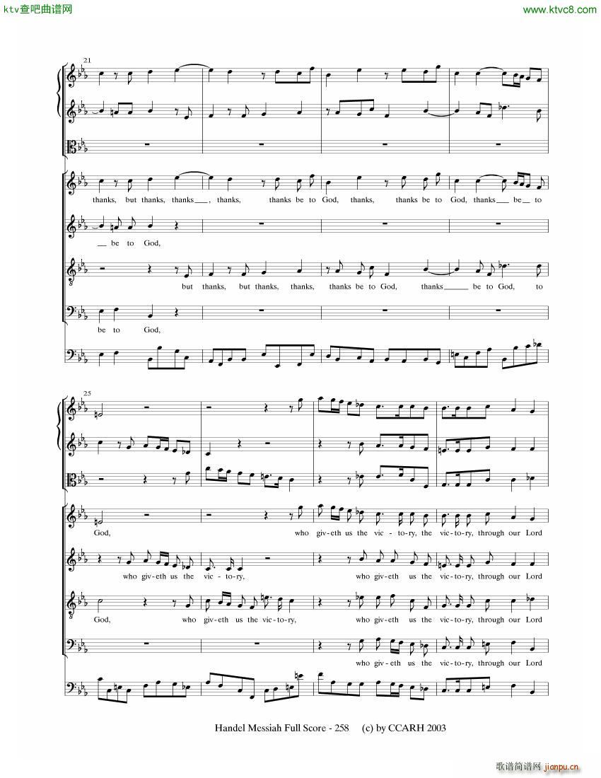 G F Handel Messiah Open Score ()17