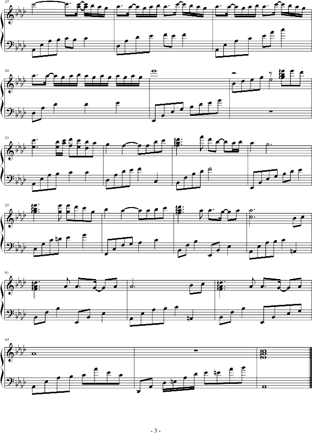 My Home Piano Solo()3