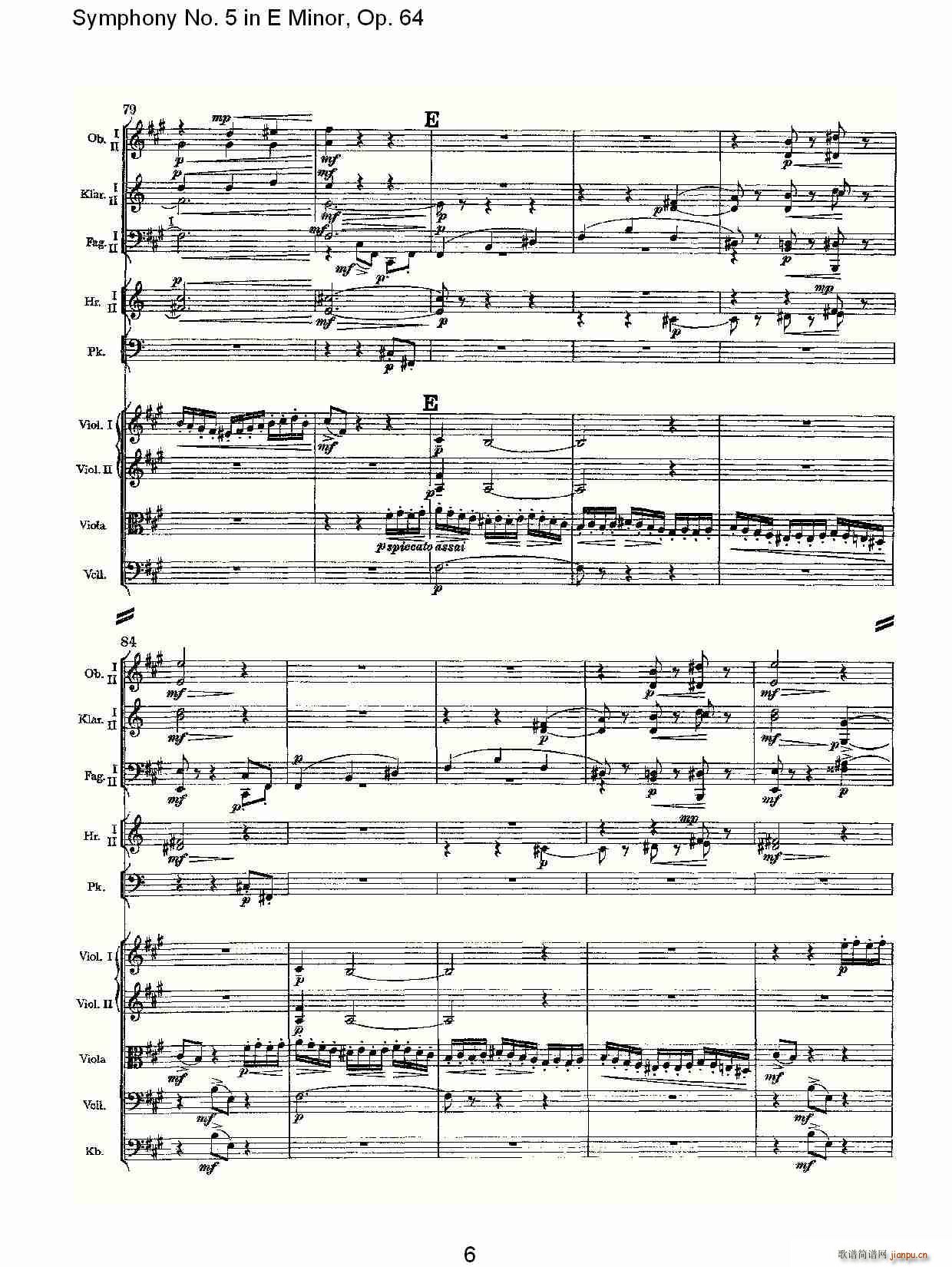 Symphony No. 5 in E Minor, Op.(ʮּ)6