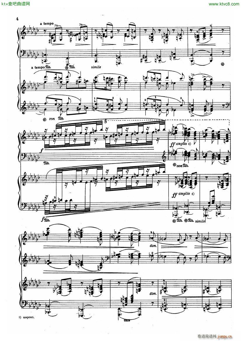 Guastavino Romance For 2 Pianos()5