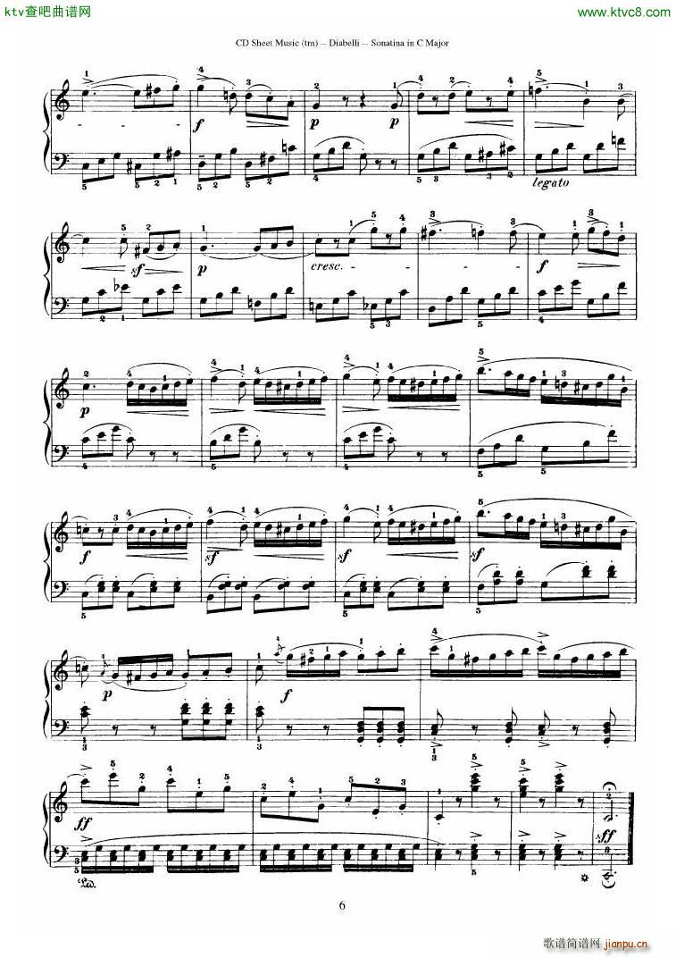 Diabelli Sonatinas Op 151 No 1 4 23P()23