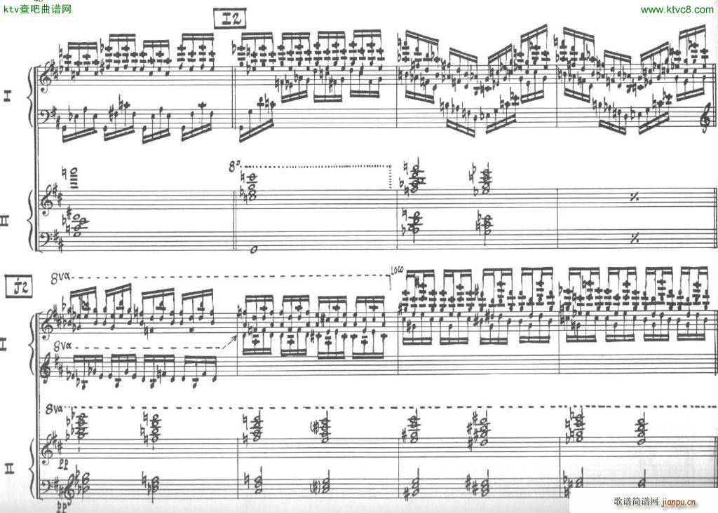 Bolling Sonata for Two Pianist no 2 Part2()17