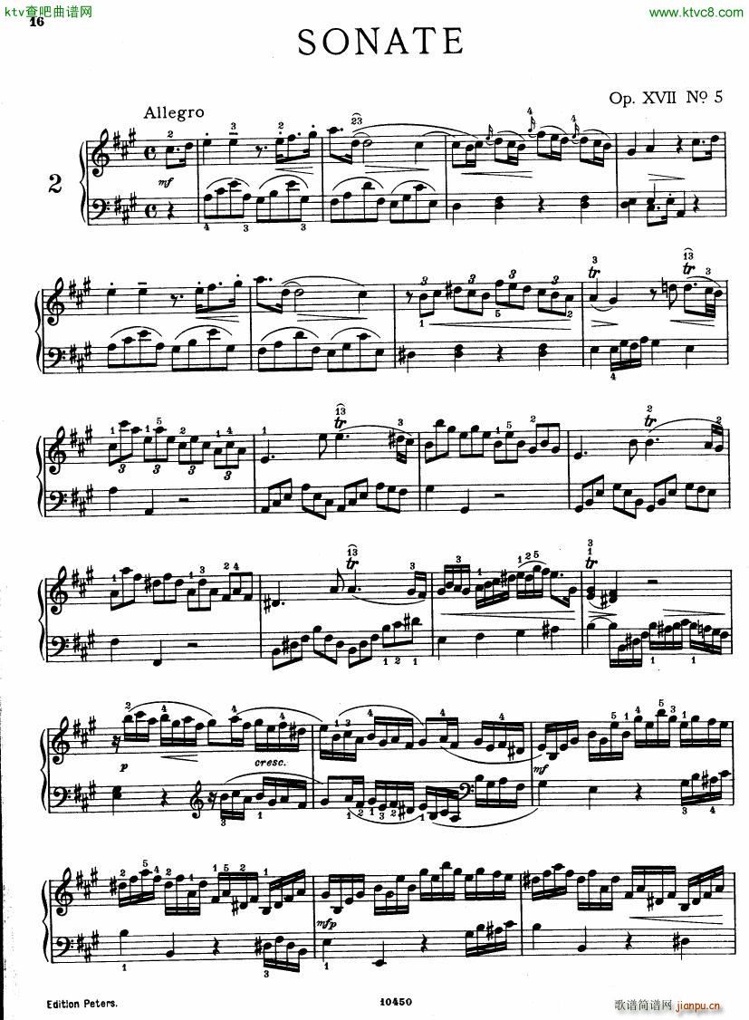 Bach JC op 17 no 5 Sonata()1