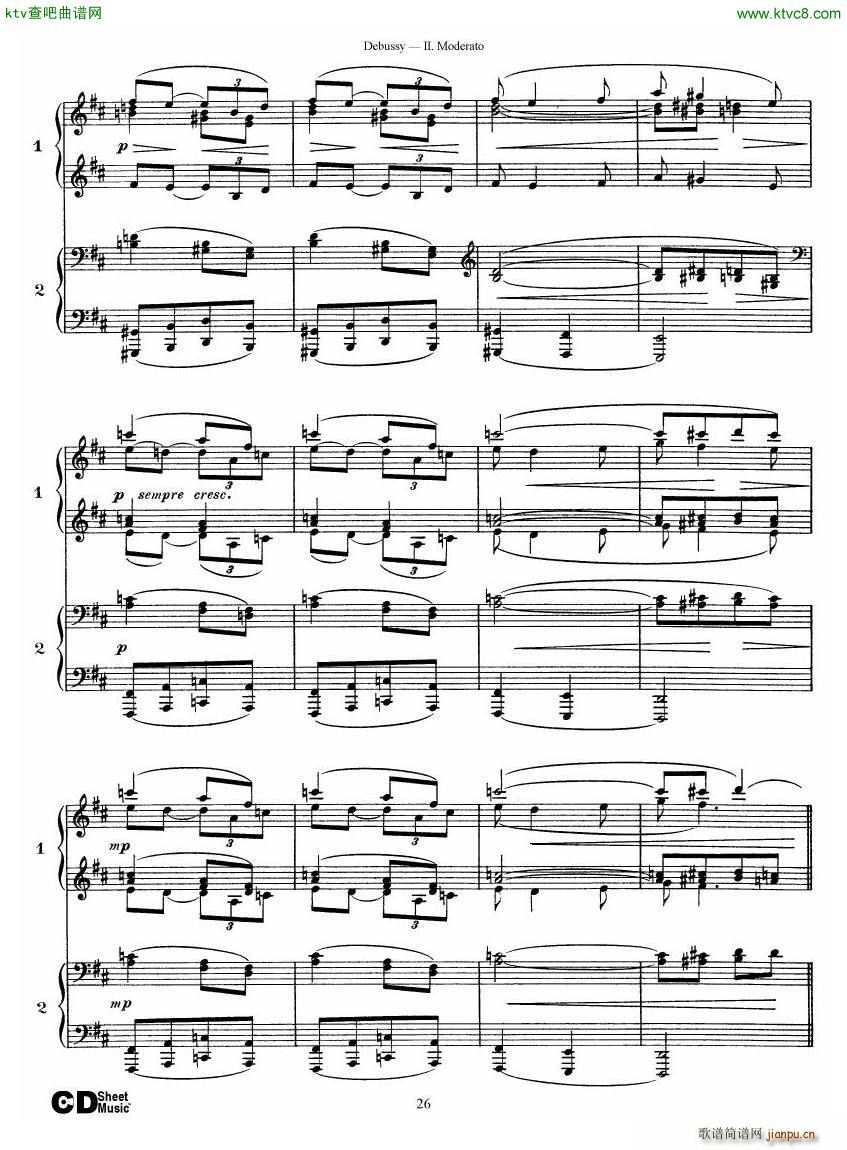 Debussy Printemps II()26