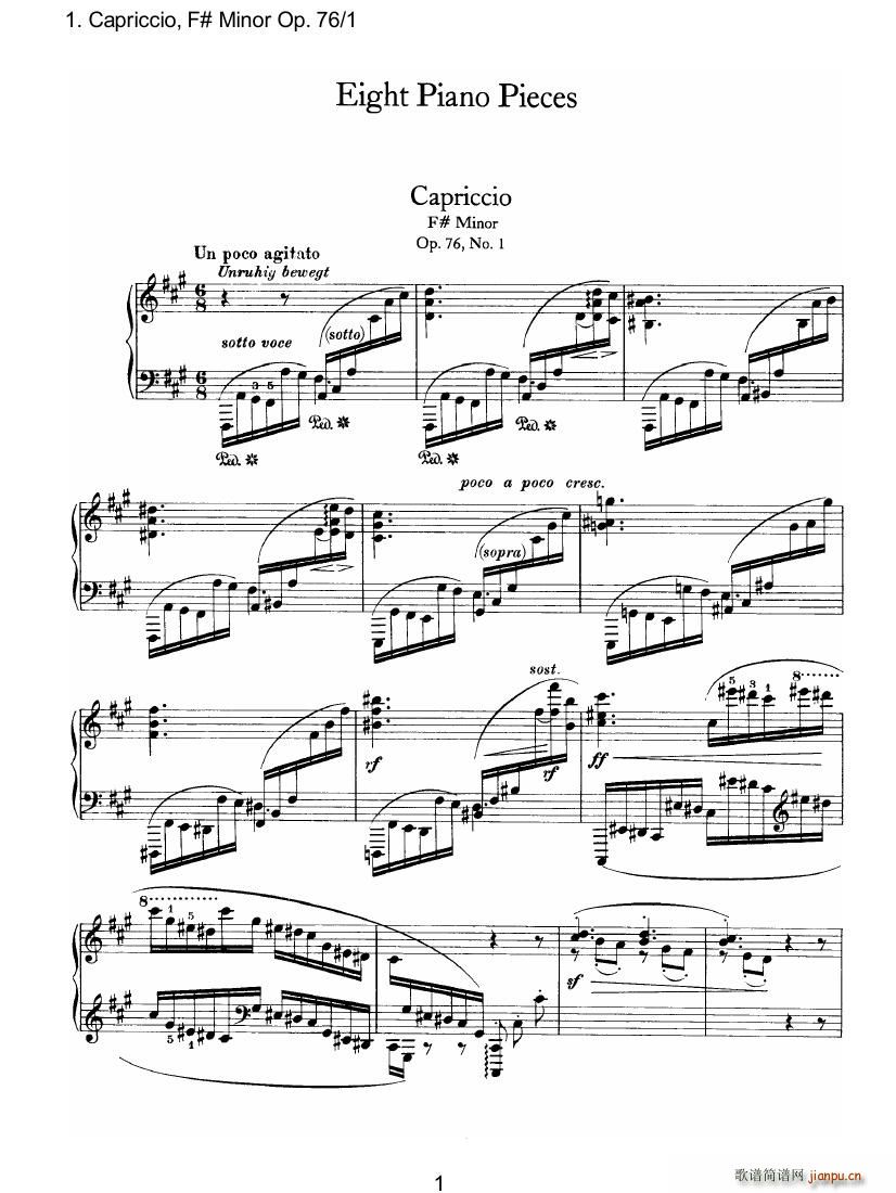 op76 no1(钢琴谱)1