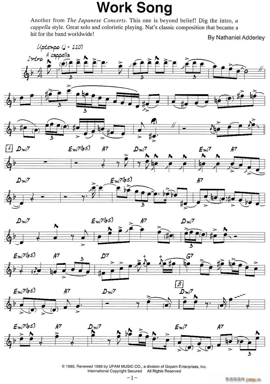 Work Song(ָ)1