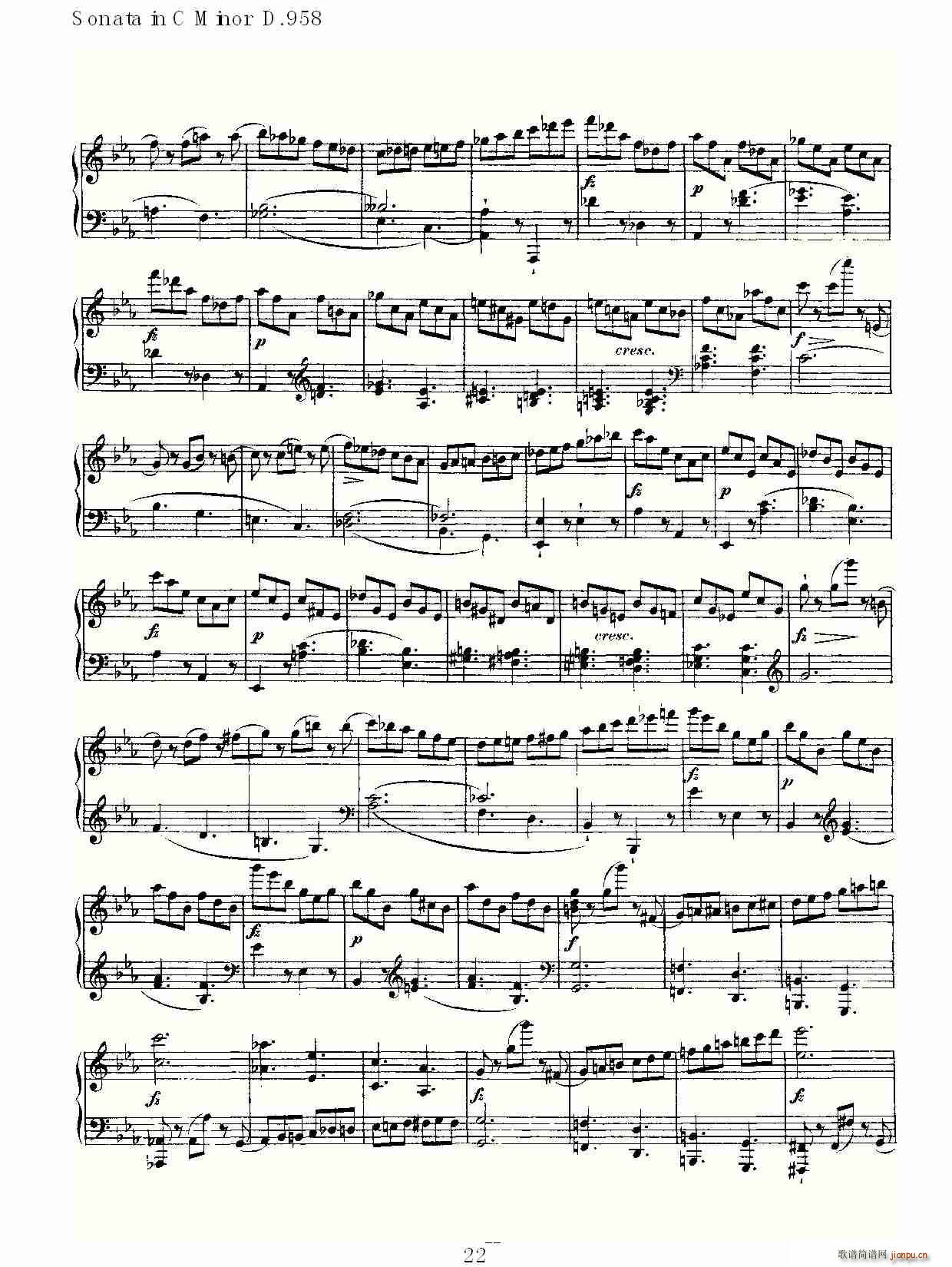 Sonata in C Minor D.958(ʮּ)22