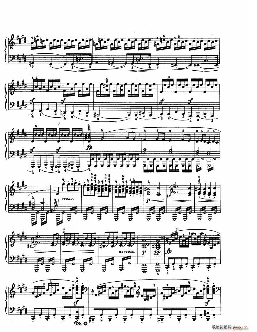 Beethoven op 27 no 2 Piano Sonata Moonlight()9