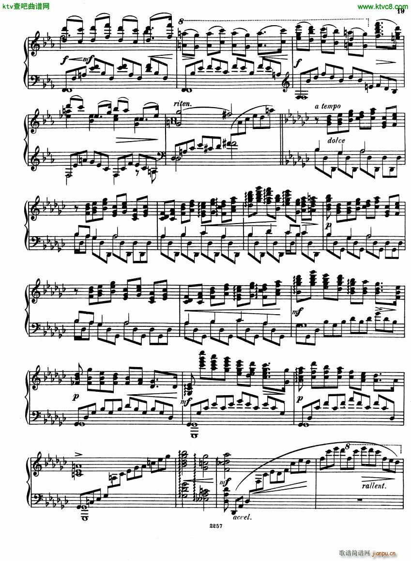 Glazunov Theme et Variations Op 72()19