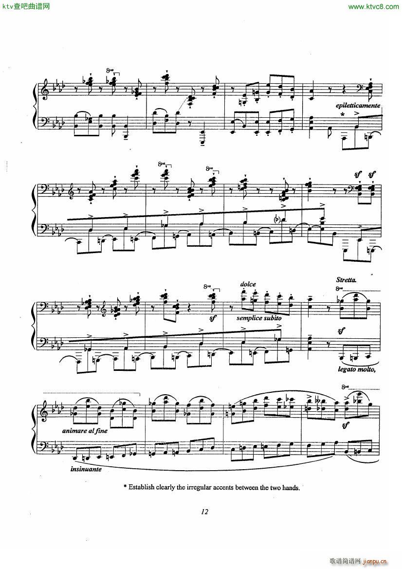 Etude No 9 D aprs Rossini()12