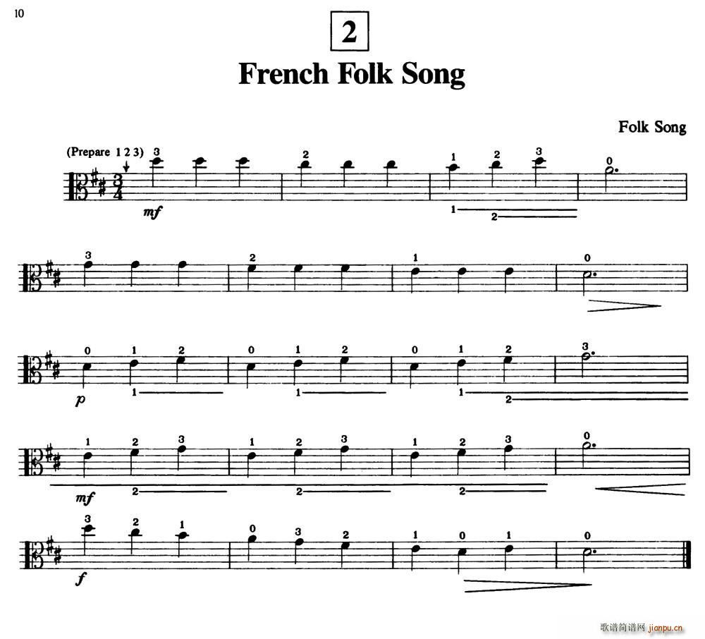 French Folk Song (ʮּ)1