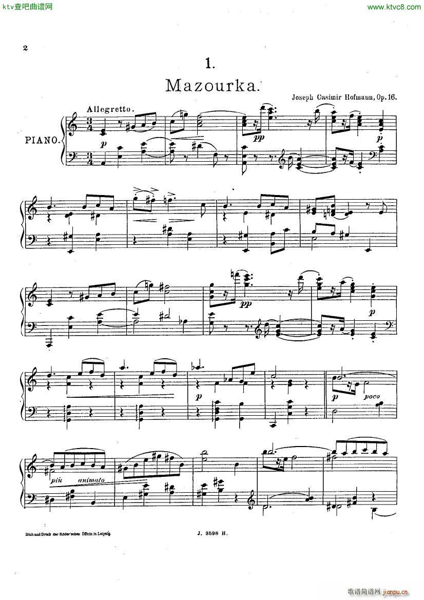hofman mazurka()1