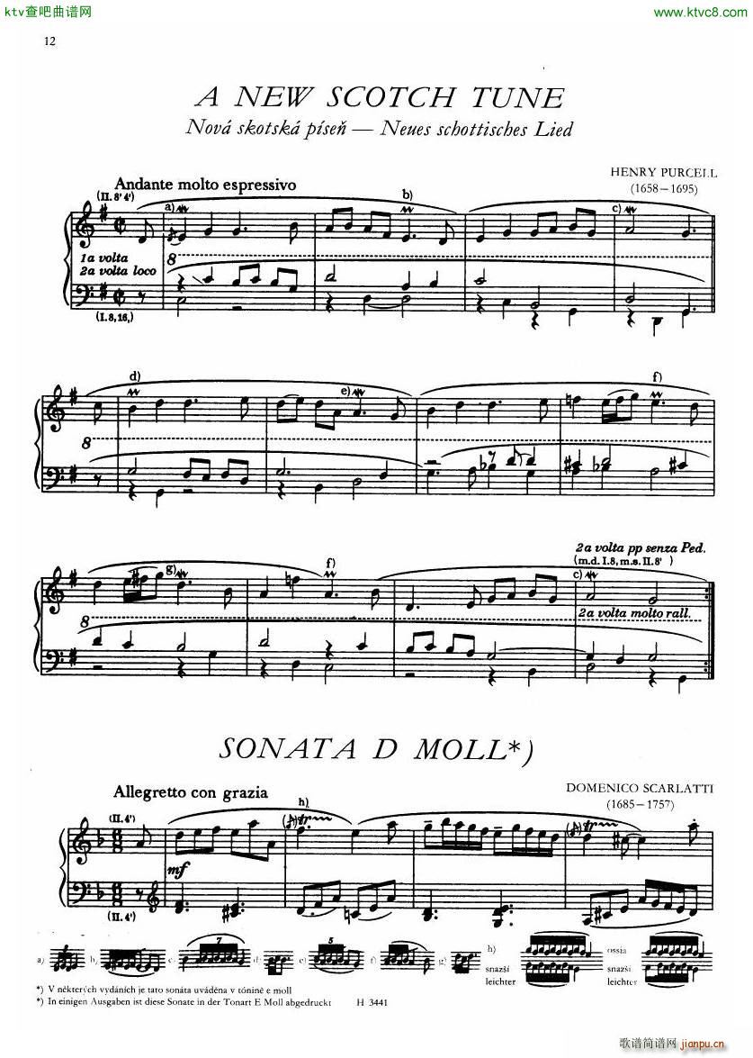 Baroque compositions for cembalo ed Ruzickova()12