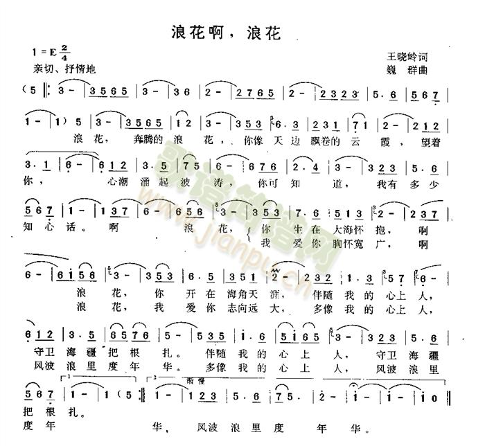 浪花啊,浪花