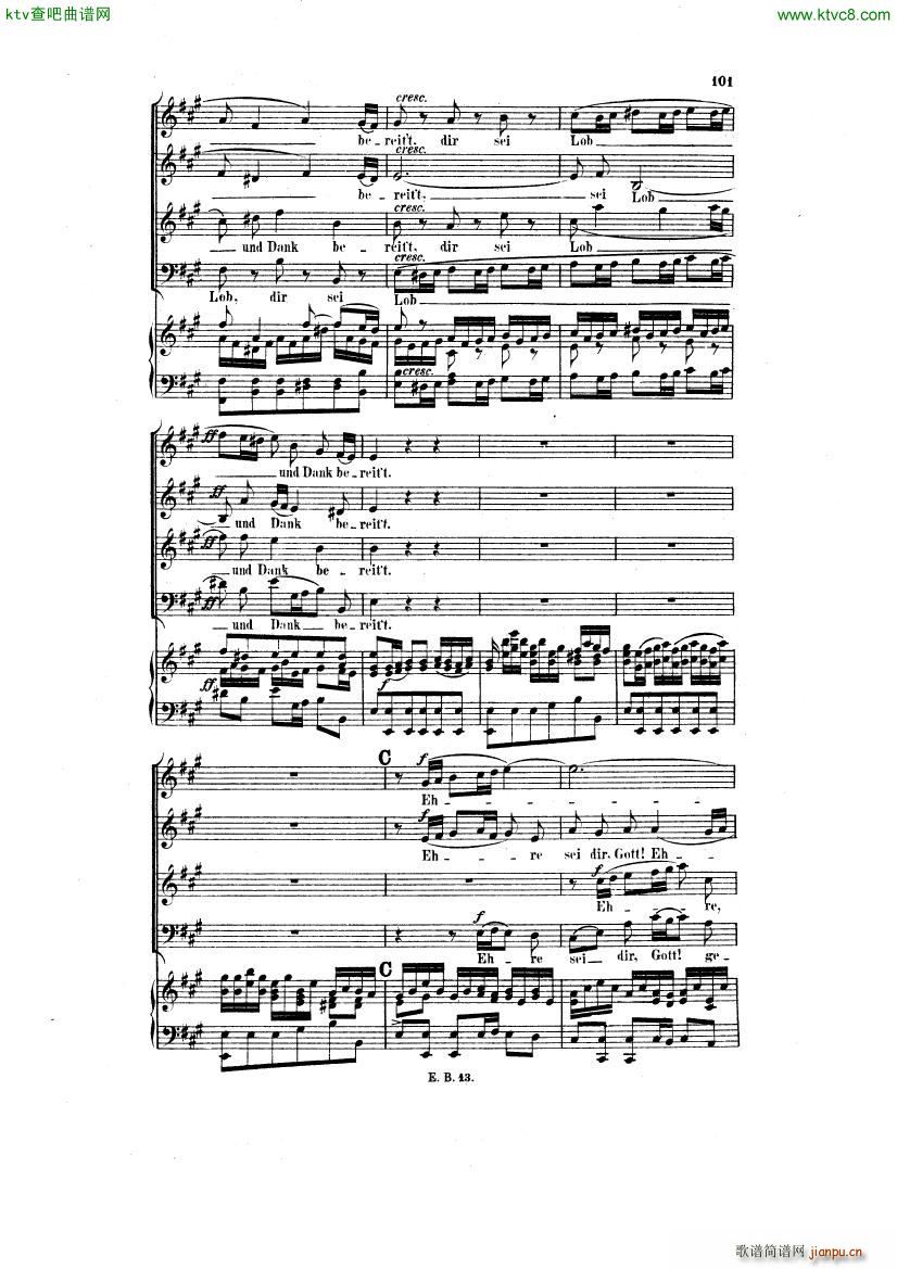 Bach JS BWV 248 Christmas Oratorio No 43()5