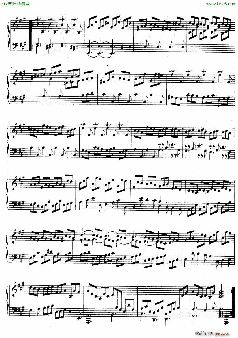 Handel Suite in A major G1 4()5