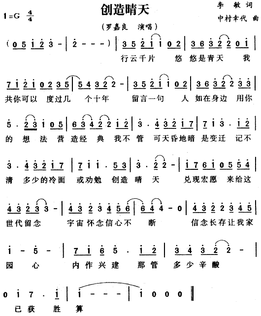 晴天简谱数字_周杰伦晴天简谱数字