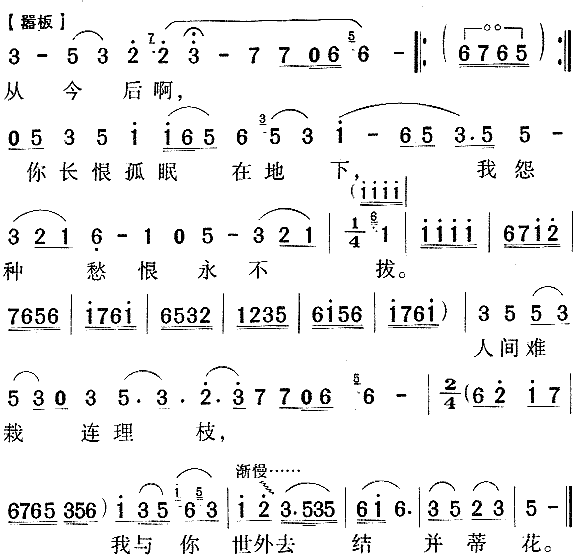 问紫鹃(《红楼梦》唱段) 歌谱简谱网