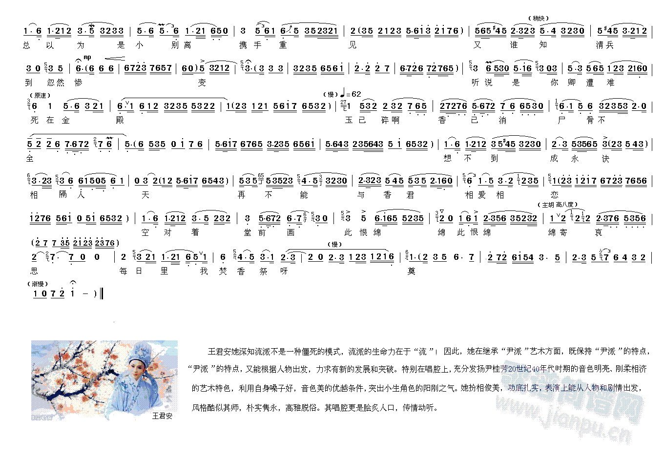 追念桃花扇